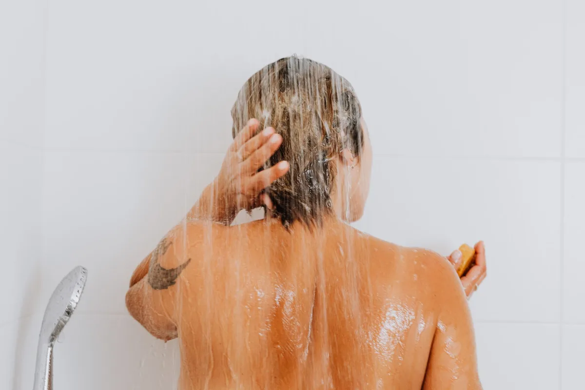 pre-bath showering