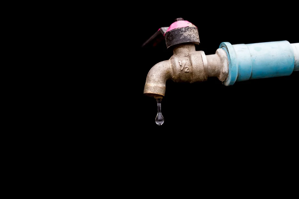 reduced water flow