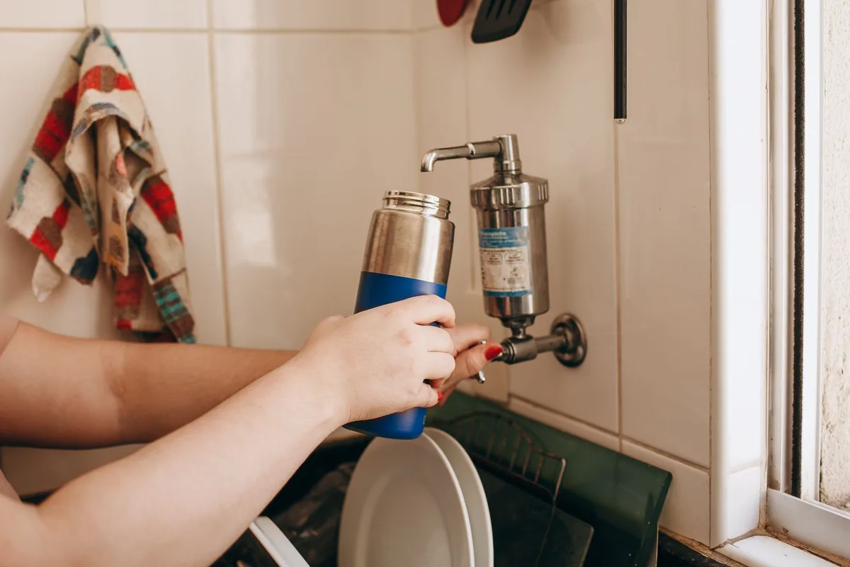 Zero Water filter soaking
