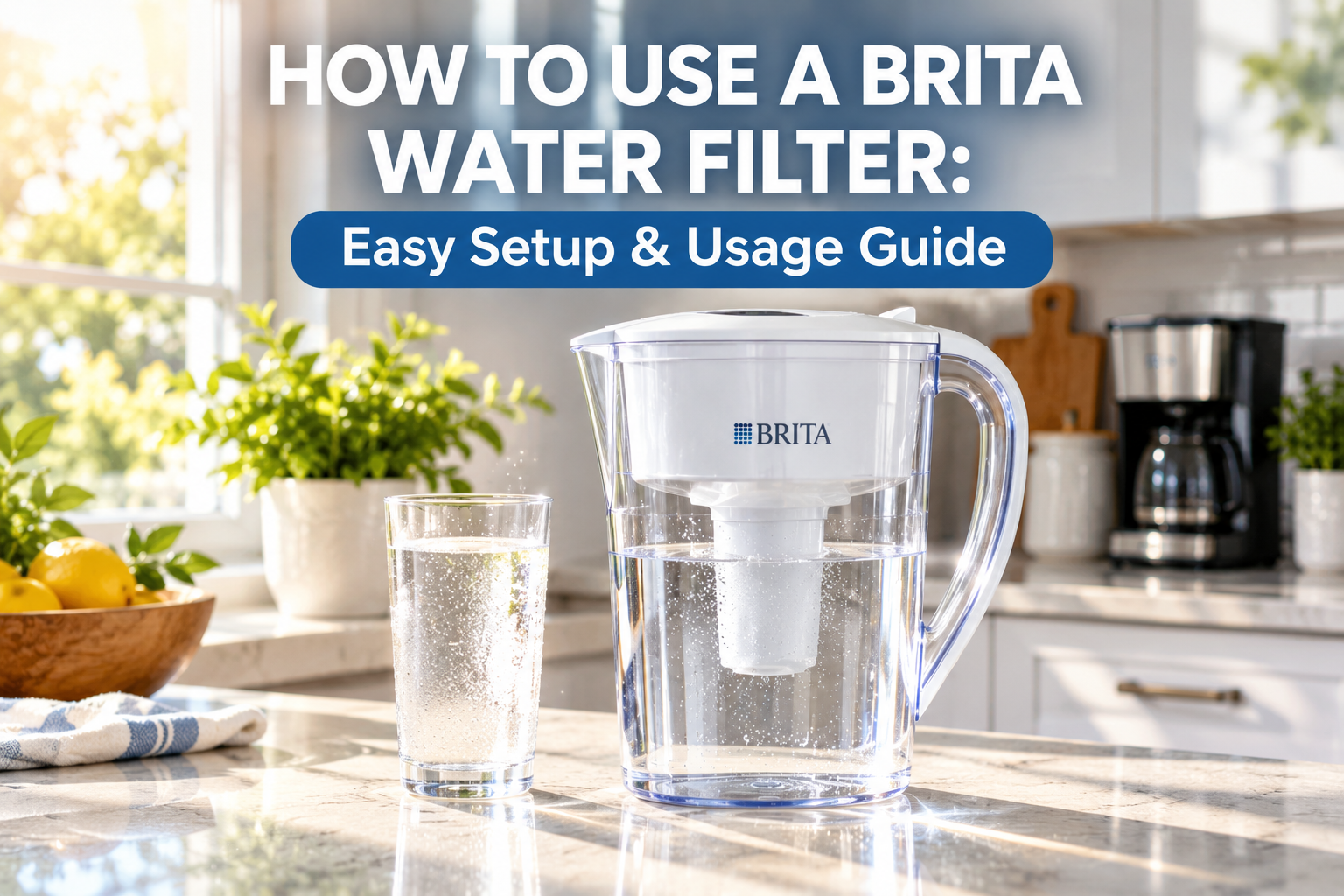 How Do You Use a Brita Water Filter