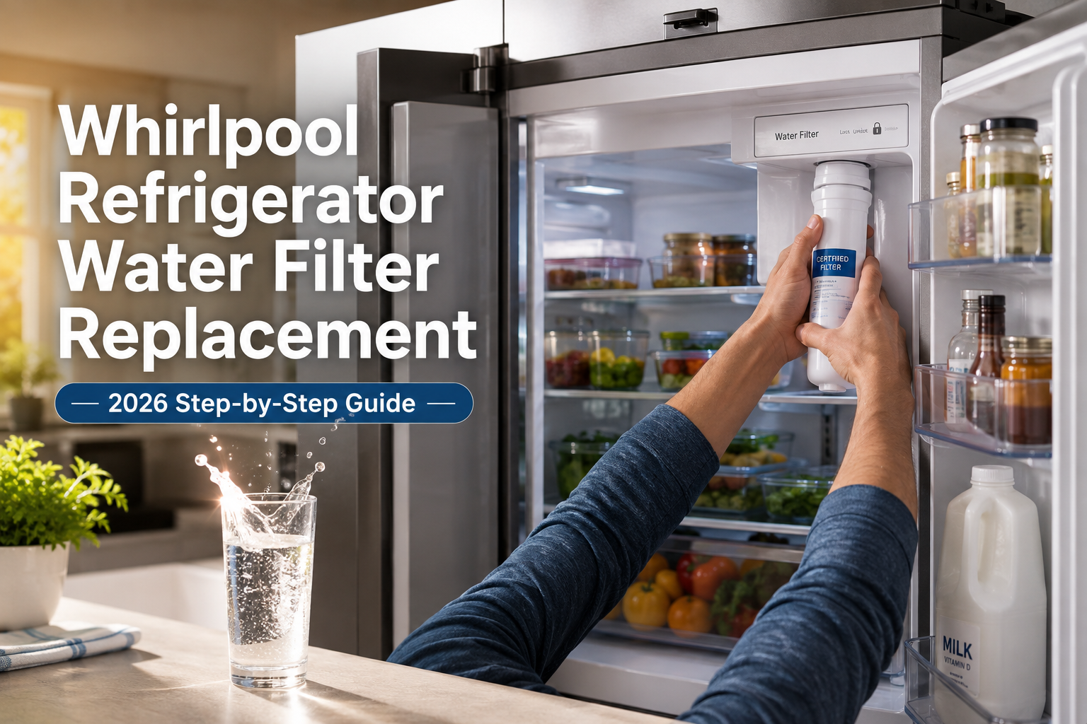 How To Change A Water Filter In a Whirlpool Refrigerator