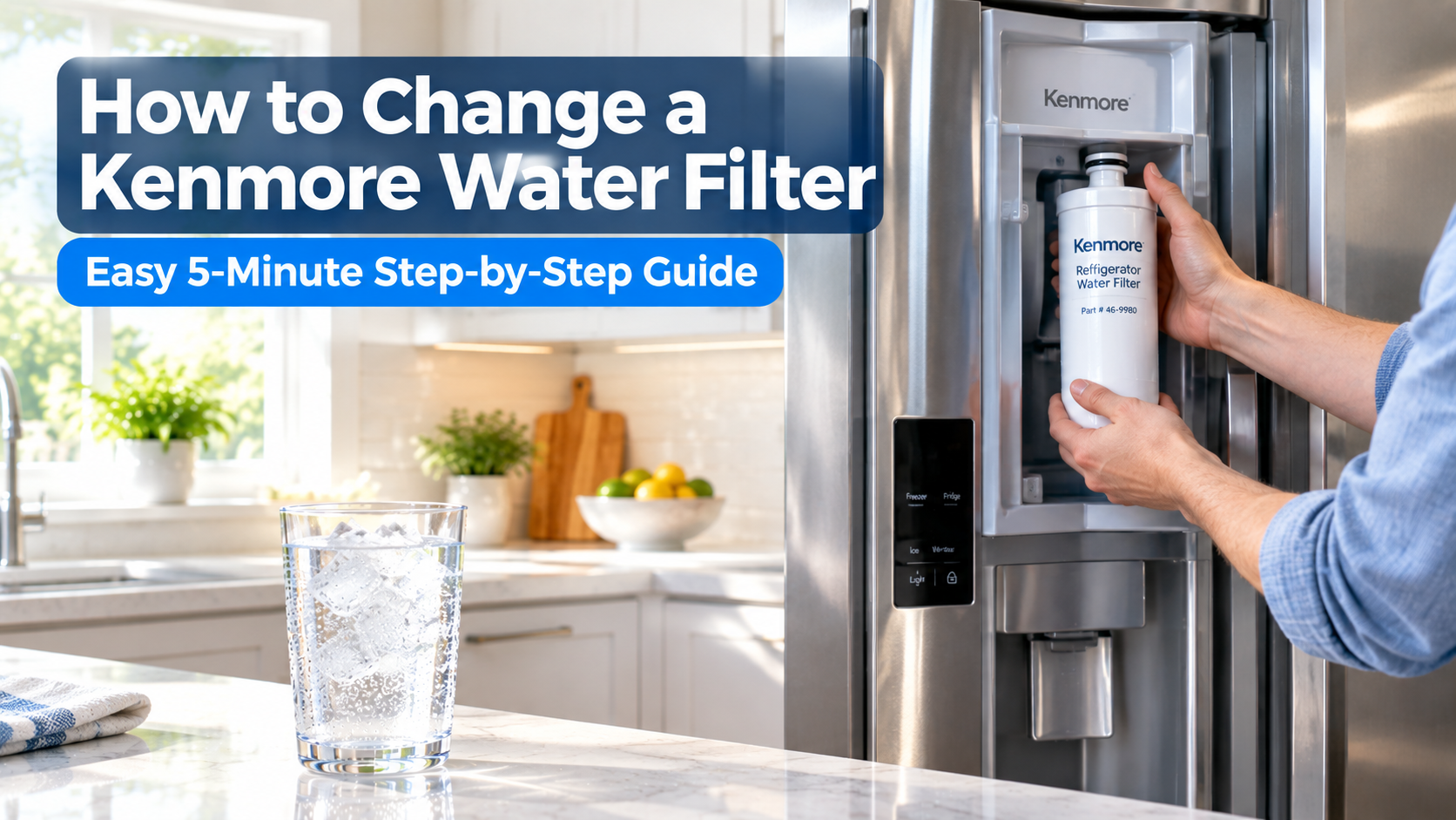 How To Change The Water Filter In A Kenmore Refrigerator