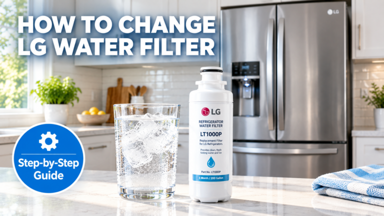 How To Change Water Filter In LG Refrigerator