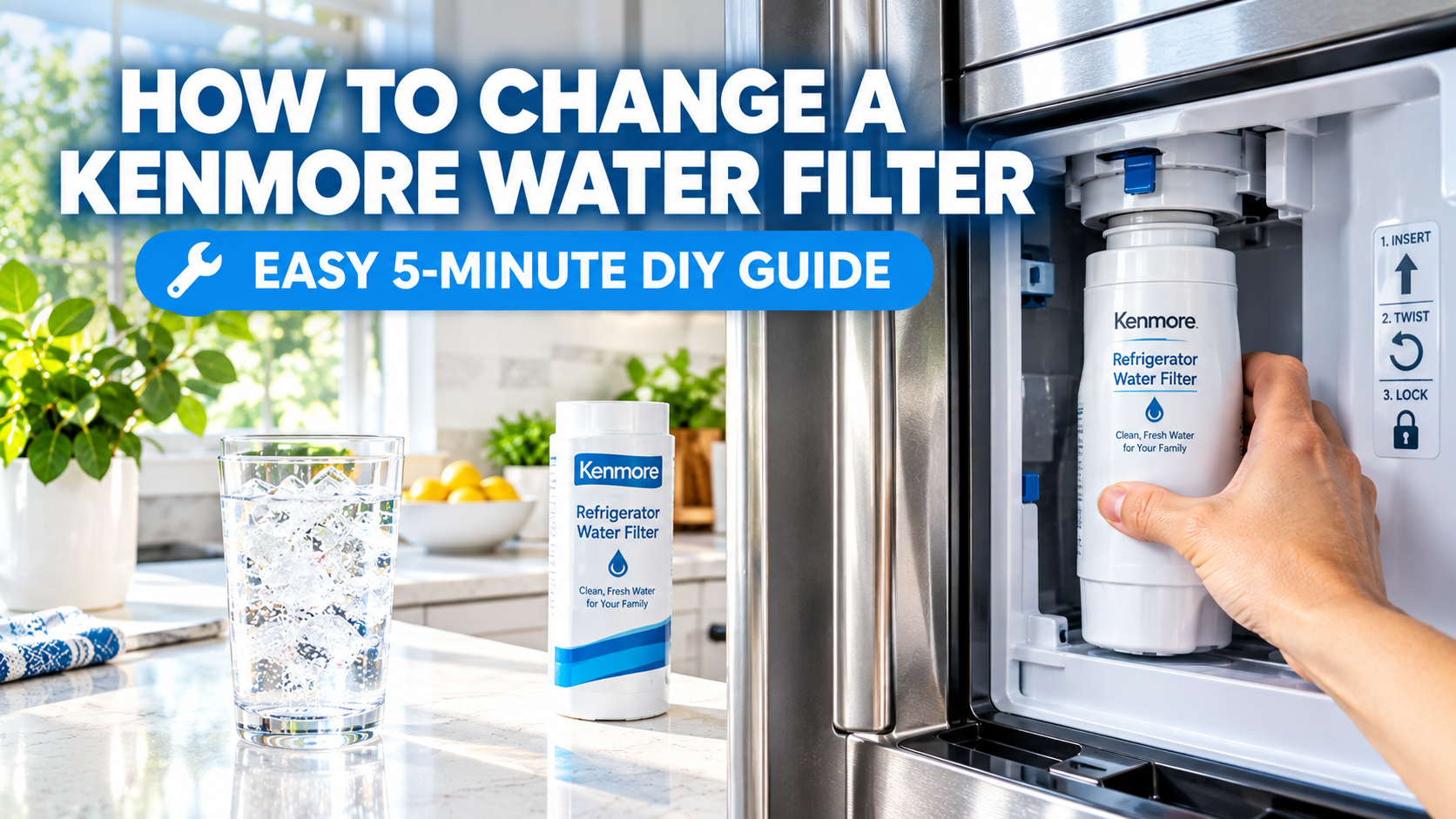 How To Change Water Filter Kenmore Refrigerator