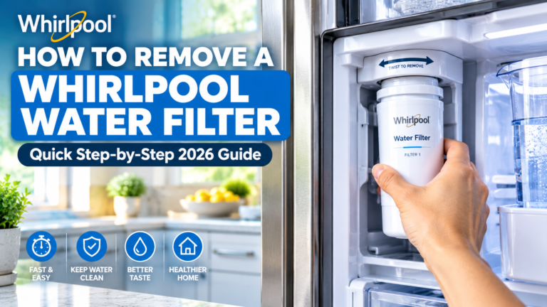 How To Remove The Water Filter From Whirlpool Refrigerator