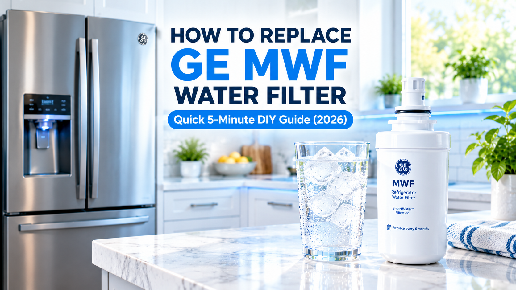 How To Replace Ge Water Filter Mwf