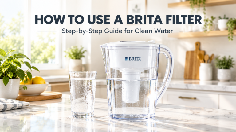 How To Use A Brita Water Filter