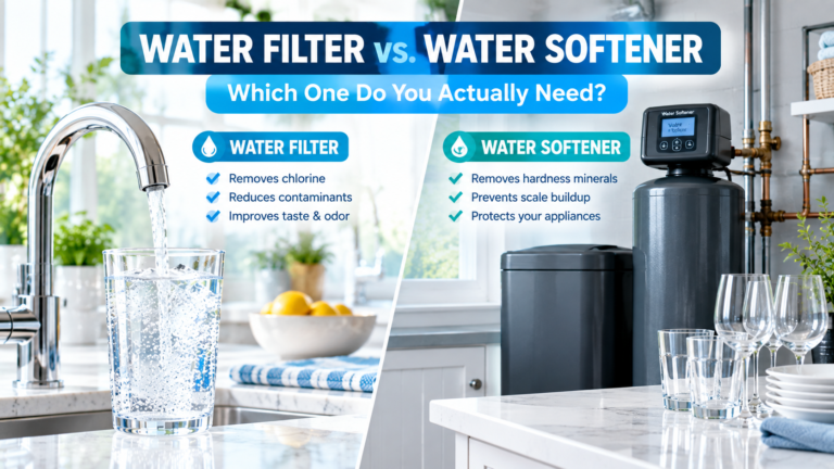 Water Filter System vs Water Softener